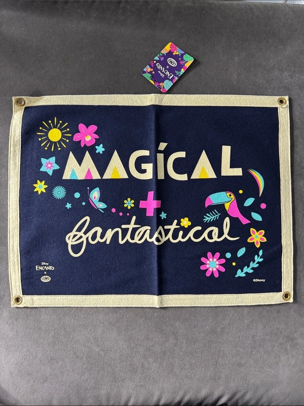 Disney Encanto x Camp Limited Edition Navy Banner Magical Fantastical Wall Decor